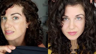 HOW TO AIR DRY CURLY HAIR | Best tips for shine, definition &amp; volume