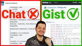 ✅ Manda tu codigo ASI 🔥 | Tutorial Gist de Github