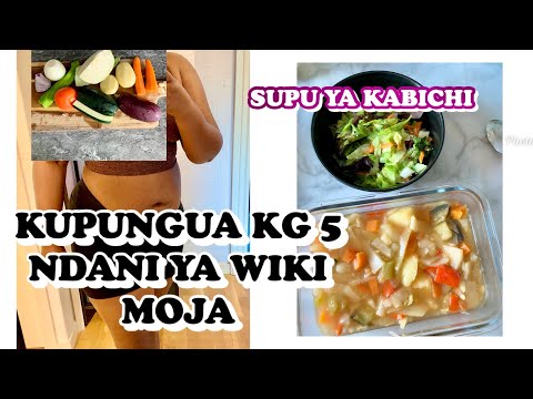 Video: Jinsi ya Kupunguza Kilo 5 kwa Wiki Moja (na Picha)