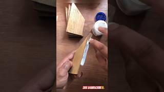 pen holder making 🖊️🖌️🔥🔥#penholder#zerocost#woodwork #shortsfeed