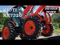 KIOTI RX7320 200 hour review-AT just 16 hours while bush hogging this happened..