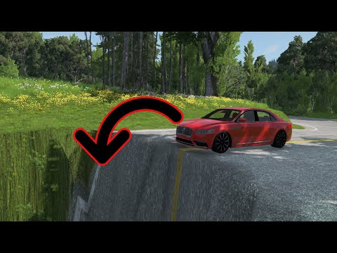 Lincoln Continental vs DEEP CANYON 😱 BeamNG.Drive