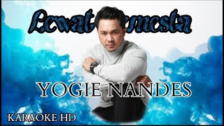 Lewat Semesta - Yogie Nandes (Karaoke HD)