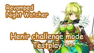 Elsword - Revamped Night Watcher test in Henir