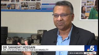 UTA researchers use recycled plastic to build better roads lessen waste NBC DFW News