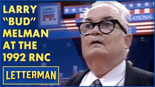 Larry "Bud" Melman At The 1992 Republican National Convention | Letterman