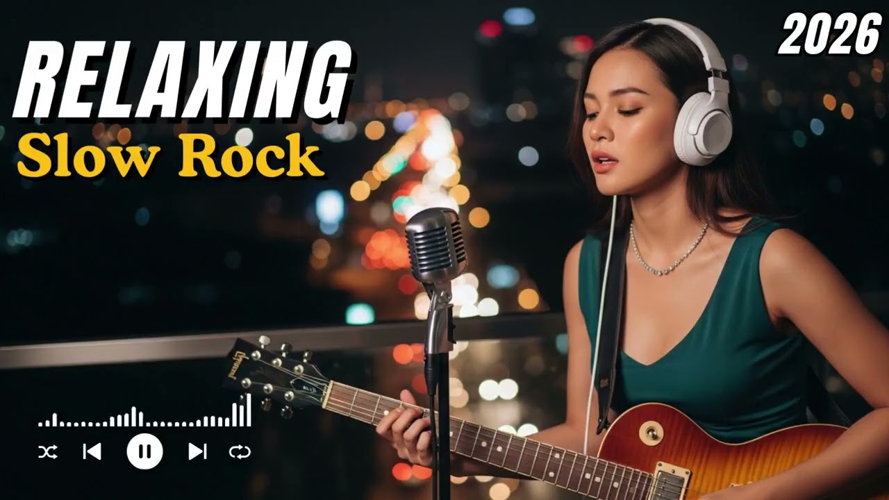 Relaxing Slow Rock for Deep Sleep – Soft Rock Music to Calm Your Mind