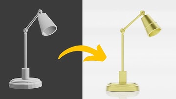 Product Visualization: Brass Desk Lamp | Texture & Rendering | Blender Product Visualization