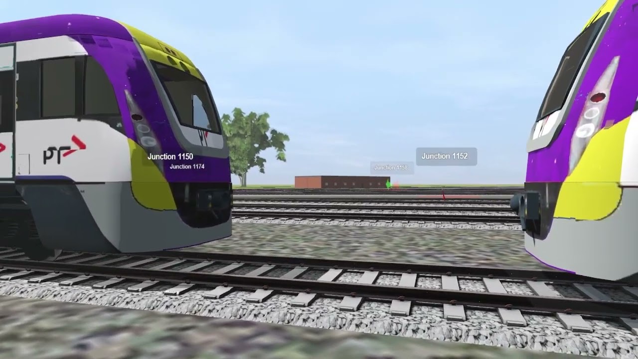 Metro and V/line Trains on Craigieburn line #1