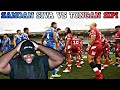 Football Player React To Unmissable Samoan Siva Tau v Tongan Sipi Tau at Rugby League World Cup 2021