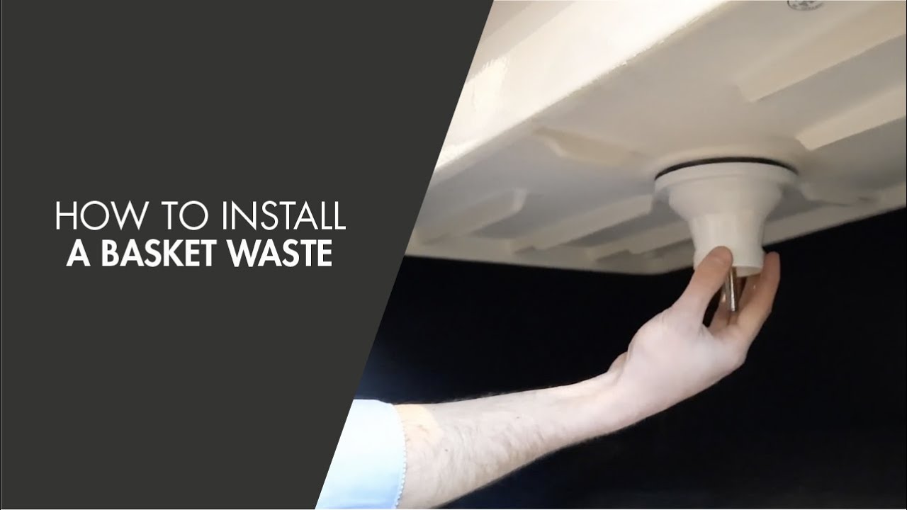 How to Install a Basket Waste YouTube