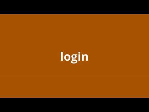 what is the meaning of login