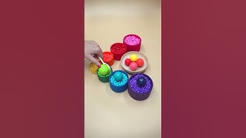 Color Sorting ASMR 🌈🌳 #dominomarble #colorsorting #asmr