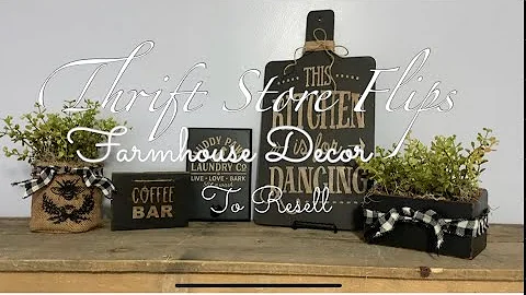 Thrift Store Flips Farmhouse Decor to Resell *Sunday Funday*