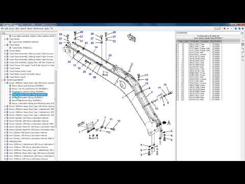 komatsu linkone parts software and  komatsu parts catalog