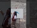رسام مشهور يرسم بيده بسرعه