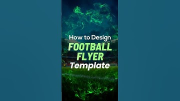 How to Design Football Flyer Using Ai | Football flyers #football #flyerdesign #ytshort #trending