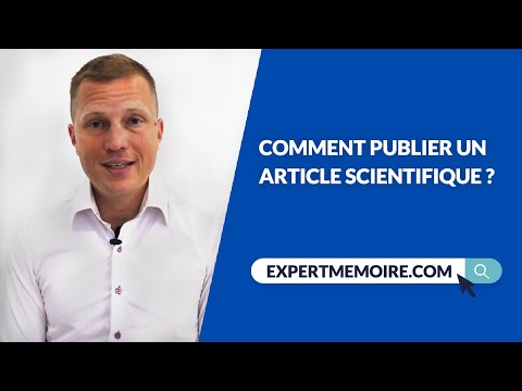 Comment publier un article scientifique?