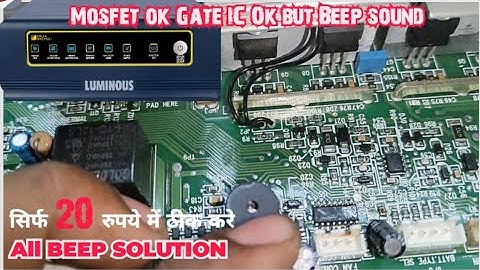 luminous inverter beep sound problem  best Solutions