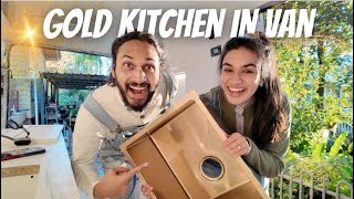 NEW Gold Kitchen in our VAN