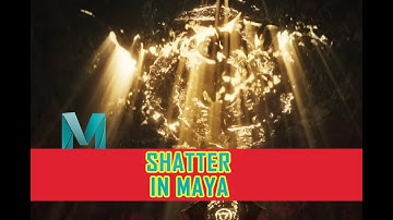 shatter in maya | maya fx tutorial| dynamics tutorial