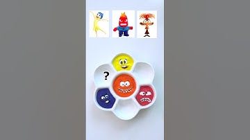 Inside out color mixing （Part 2） #insideout2 #insideout #colormixing #satisfying #asmr