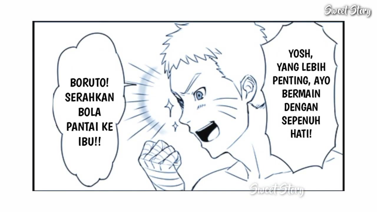 DOUJINSHI -  Tiba Tiba Mandi Laut II NaruHina - Sub Indo