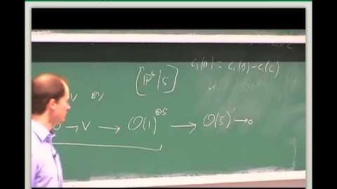 James Gray - Algebraic geometry and N=1 string compactifications, part 2
