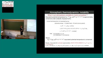 Clouds and turbulent moist convection, lecture 3/5