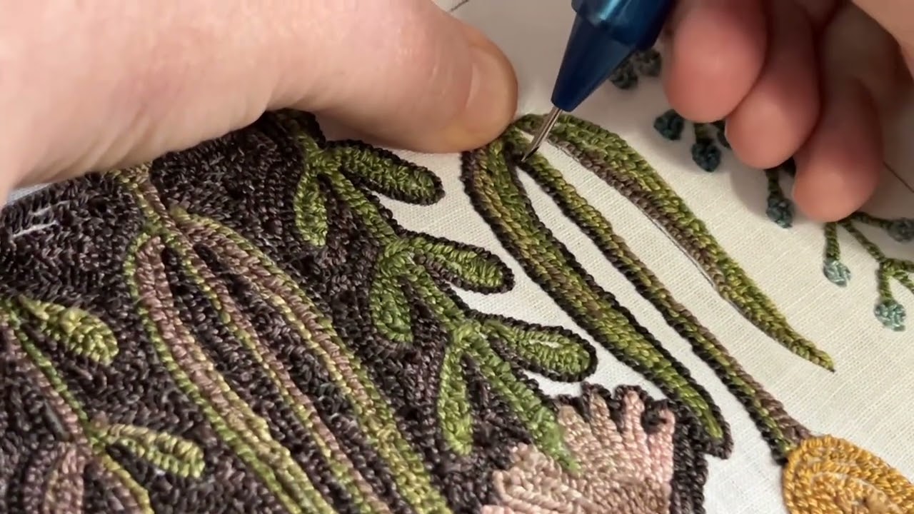 Punch needle embroidery with Julie!