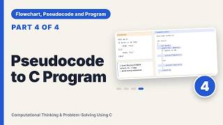 Pseudocode to C Program