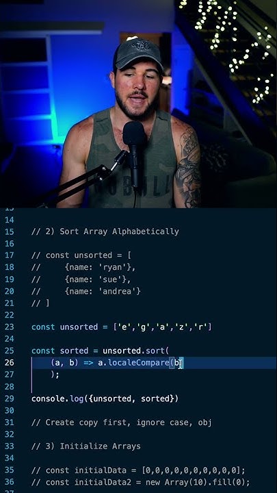 THIS IS How To Sort An Array Alphabetically In JavaScript - YouTube