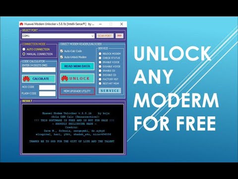 Video: How To Unlock The Modem