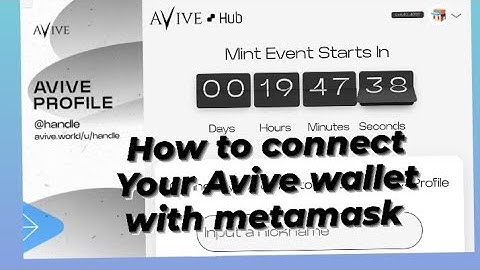 YADDA ZAKUYI CONNECTING NA AVIVE WALLET NAKU SAURA AWA 5 AFARA MINTIN NA AVIVE PROFILE SAI AHANZART