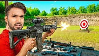 I TRIED A SHOOTING RANGE😱😱