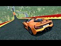 Voiture qui saute le plus loin  youtube  beamng drive crash test simulateur