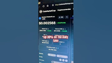 access protocol acs price prediction crypto coin bull run! #fyp