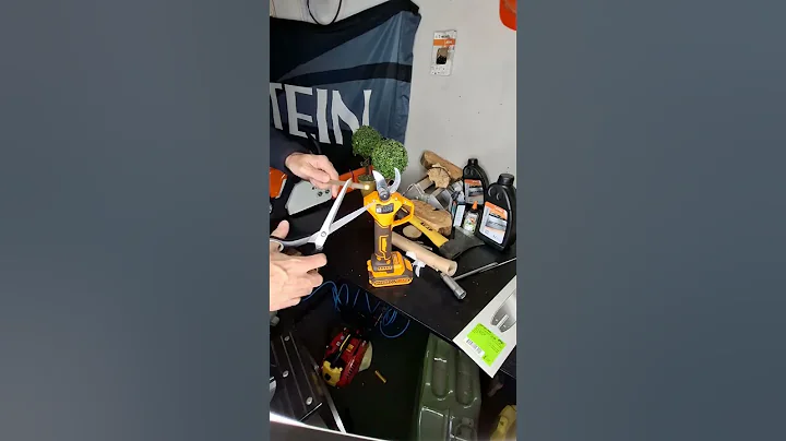 Battery powerd shears vs normal Scissors ✂️ #michaelstoolbench #pruningshears #ingco #vs #diy