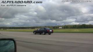 HD: ALPINA B6 3,5 vs BMW M5 E34 3,8: ALPINABOARD.com