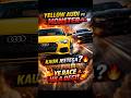 Yellow Audi Race 🔥 | Dekho Kaun Jeeta 😱 #viralshorts  #extremecardriving #shortfeed