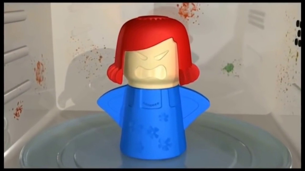 Angry Mama - Instant Microwave/Oven Cleaner - YouTube