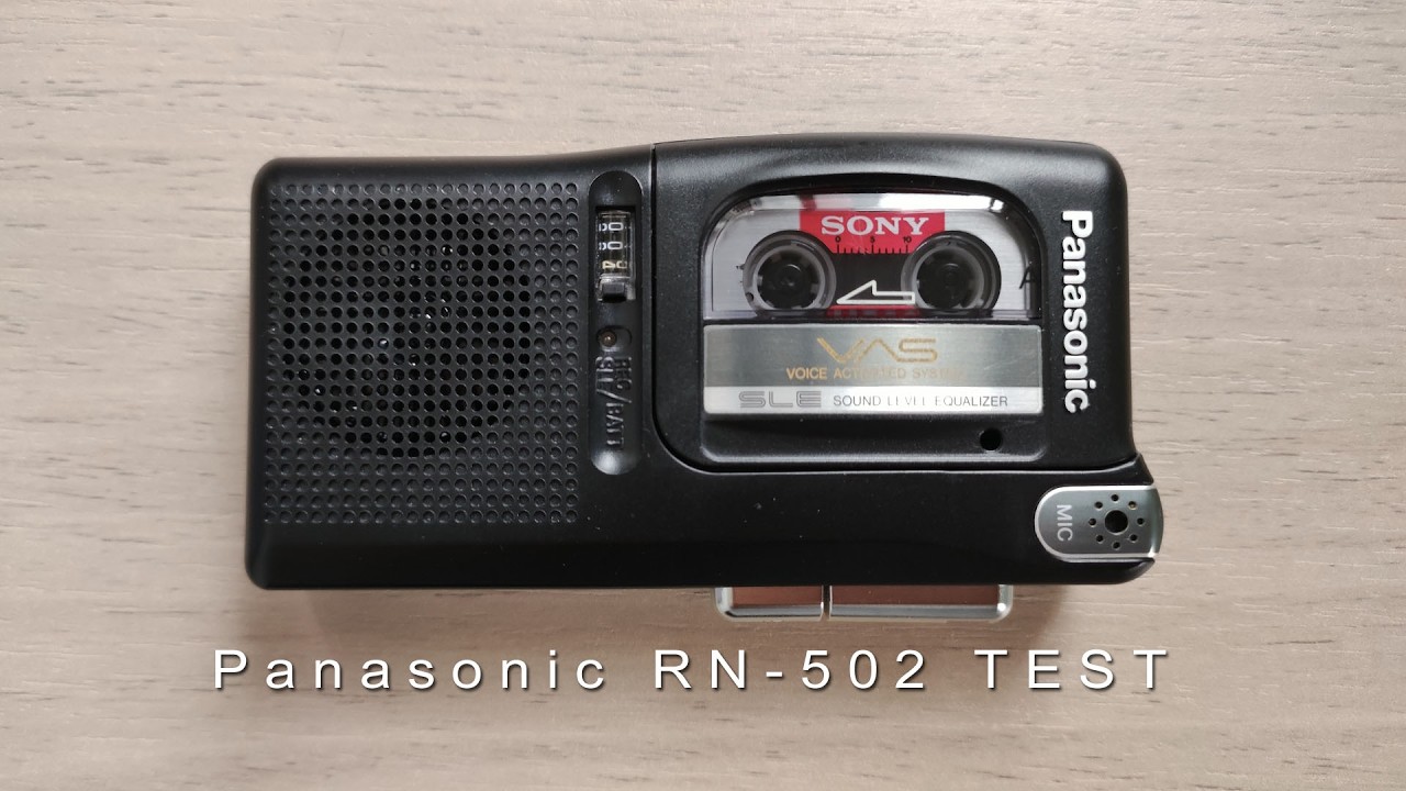 Panasonic RN-502 Microcassette Recorder TEST - YouTube