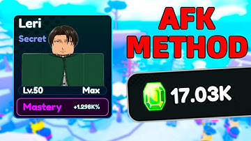 Broken AFK Method to Farm Secrets and Gems in Anime Weapons