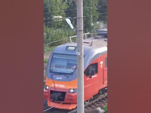 Впервые! Электричка ЭП3Д с пригородным сообщением Саратов-Балашов - YouTube
