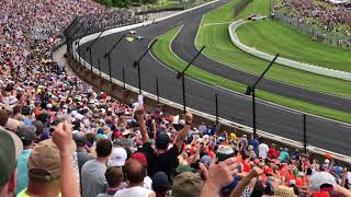 2019 Indy 500 Turn 3 Last 2 Laps