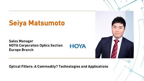 Optical Filters: A Commodity? Technologies and Applications