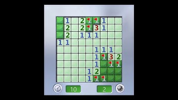 Minesweeper Easy One Click to All Mines Flagged
