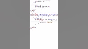 Export HTML Table to Excel using jQuery in ASP.Net MVC