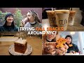 Trying fall snacks around NYC 🍁
