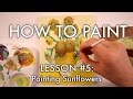 Paint Van Gogh's "Sunflowers" (for beginners) - How to Paint #5 - MV48